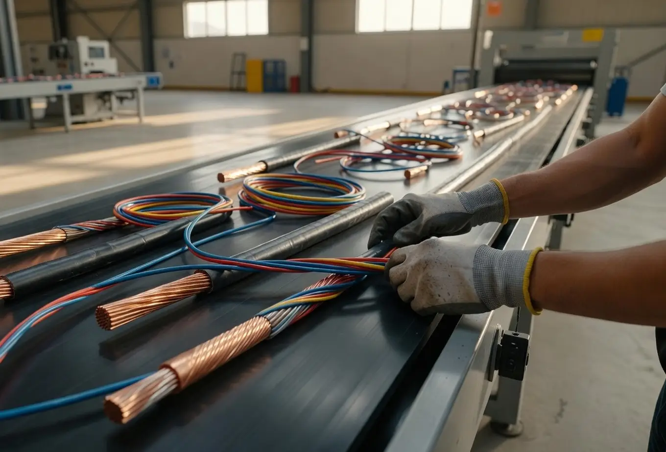 From Receiving Electric Cables to Recovering Copper and Plastic — The Complete Process